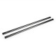 1054 - 2pcs 15mm Black Aluminum Alloy Rod(M12-4