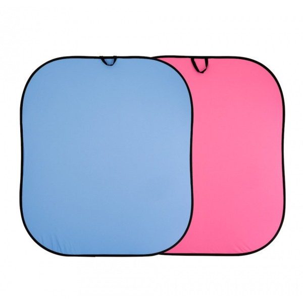 Plain Collapsible Blue / Pink 1.8m x 2.15m