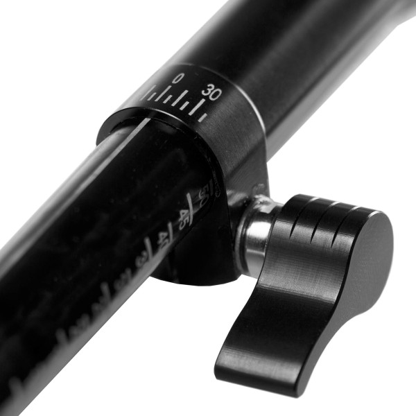 CUFKIT - Telescopic SHAPE Black Handle Arri Rosette