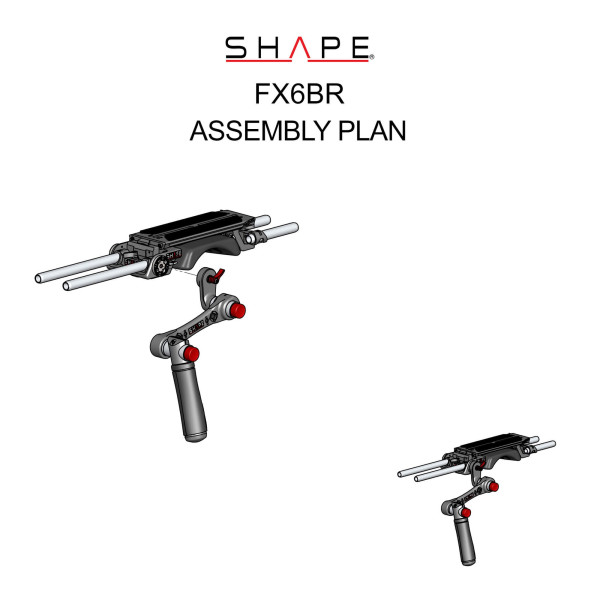 FX6BR - Sony FX6 Baseplate with Handle