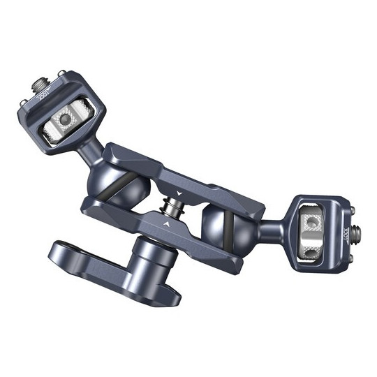 3873 - Articulating Arm with Dual Ball Heads (vis 1/4"-20)