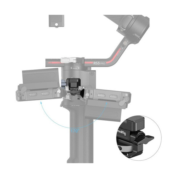 3026B - Monitor Mount with NATO Clamp