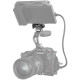 2905B - Swivel and Tilt Adjustable Monitor Mount with Cold Shoe Mount