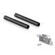 15mm Black Aluminum Alloy Rod 4"