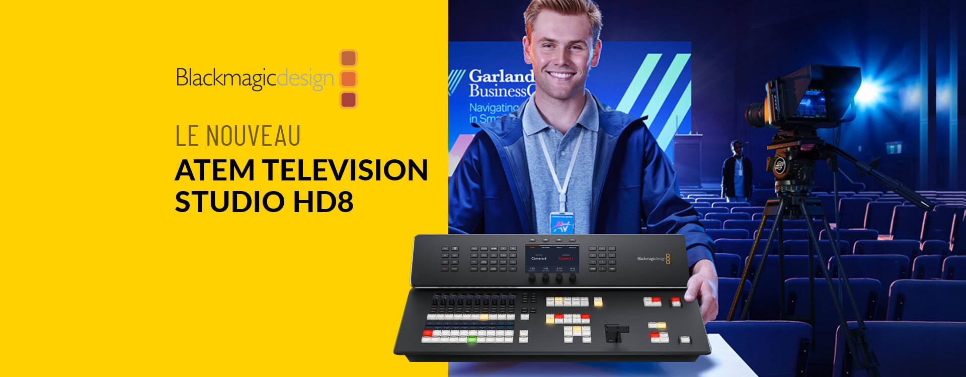 Blackmagic Design annonce le nouveau ATEM Television Studio HD8