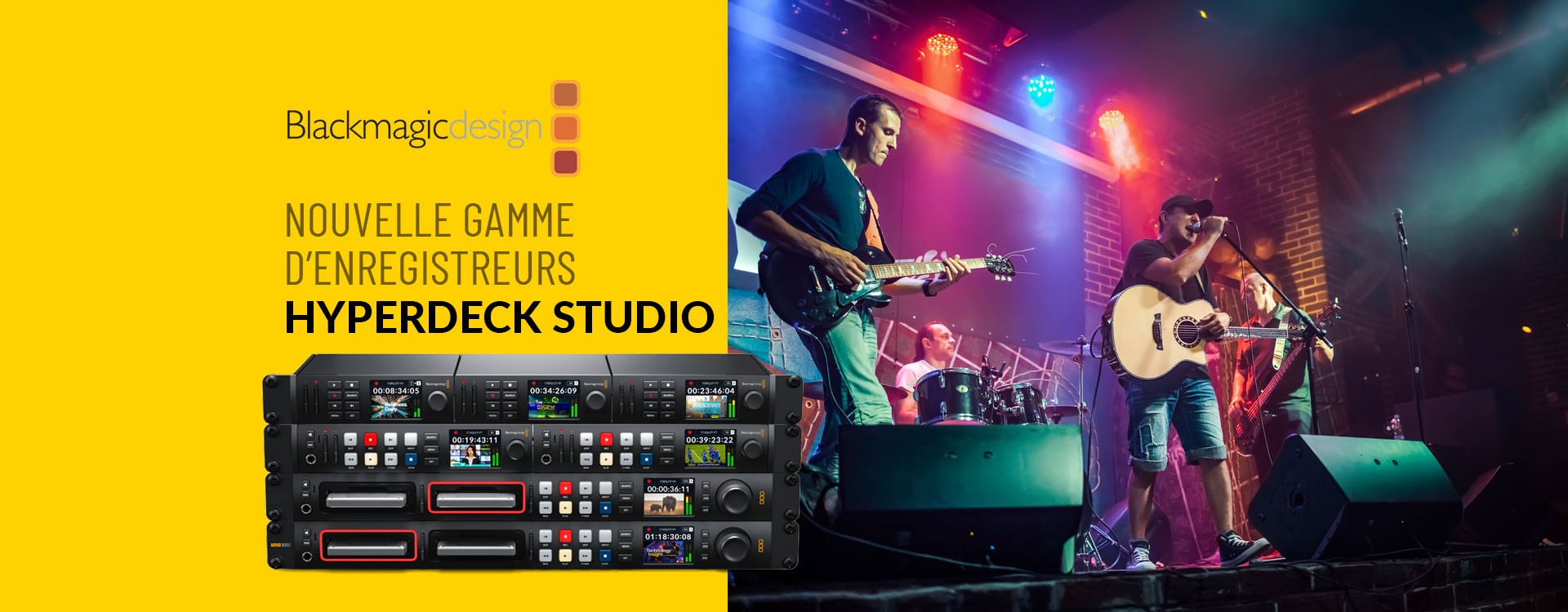 Blackmagic Design renouvelle sa gamme "HyperDeck Studio"