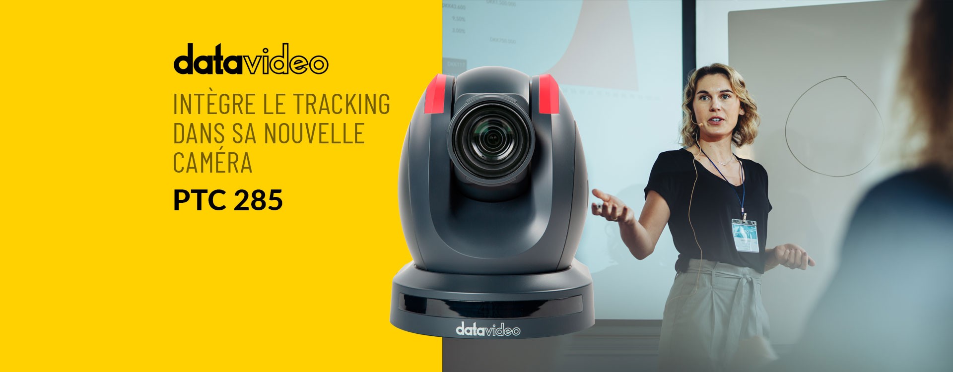 Datavideo intègre le tracking dans sa nouvelle caméra PTC 285