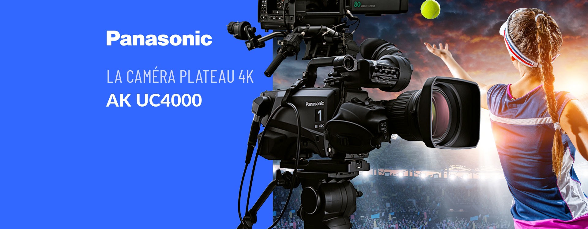 La caméra Plateau 4K AK UC4000 de chez Panasonic