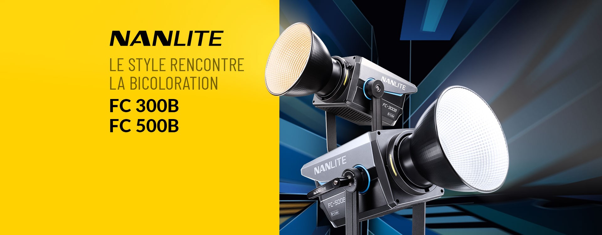 Nanlite, le style rencontre la bicoloration avec les FC 300B et FC 500B