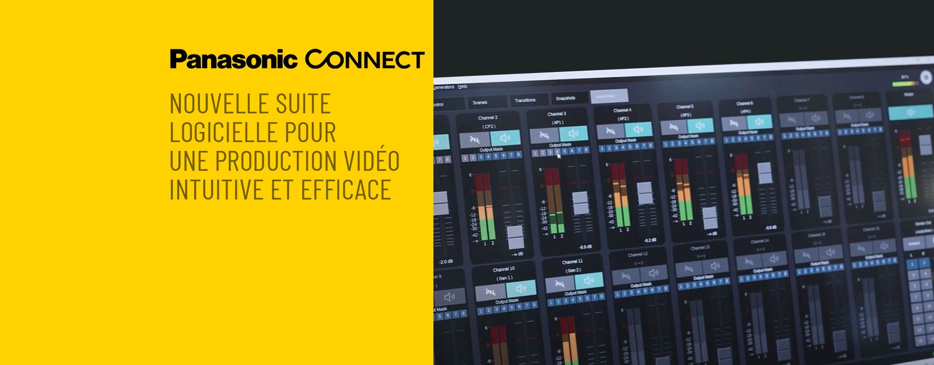 NOUVELLE SUITE LOGICIELLE POUR UNE PRODUCTION VIDÉO INTUITIVE ET EFFICACE