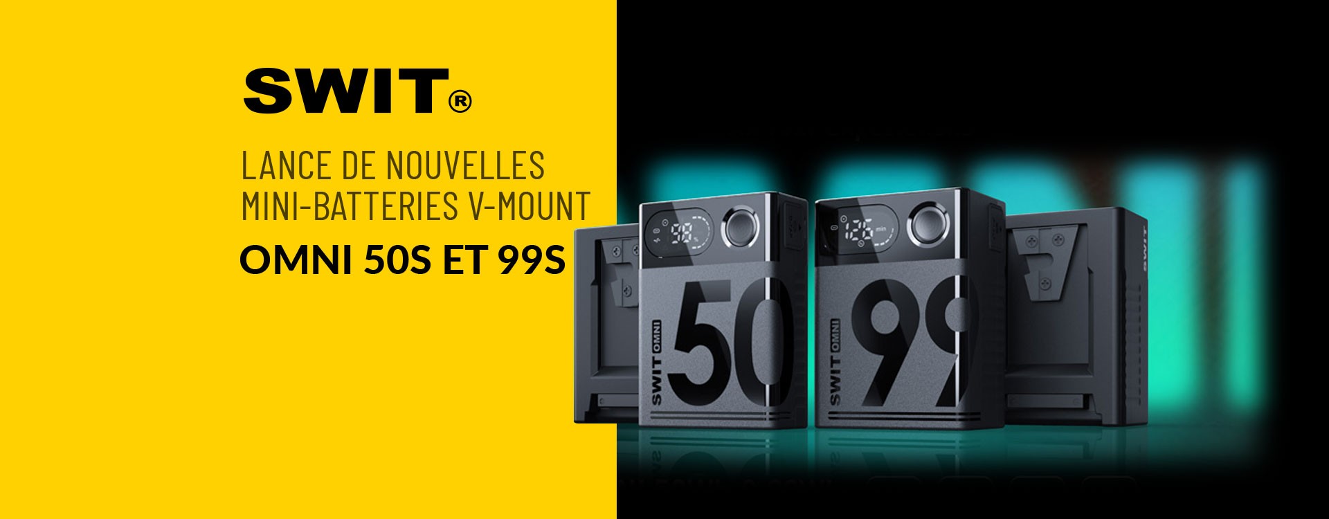 SWIT lance de nouvelles mini-batteries V - OMNI 50S et 99S