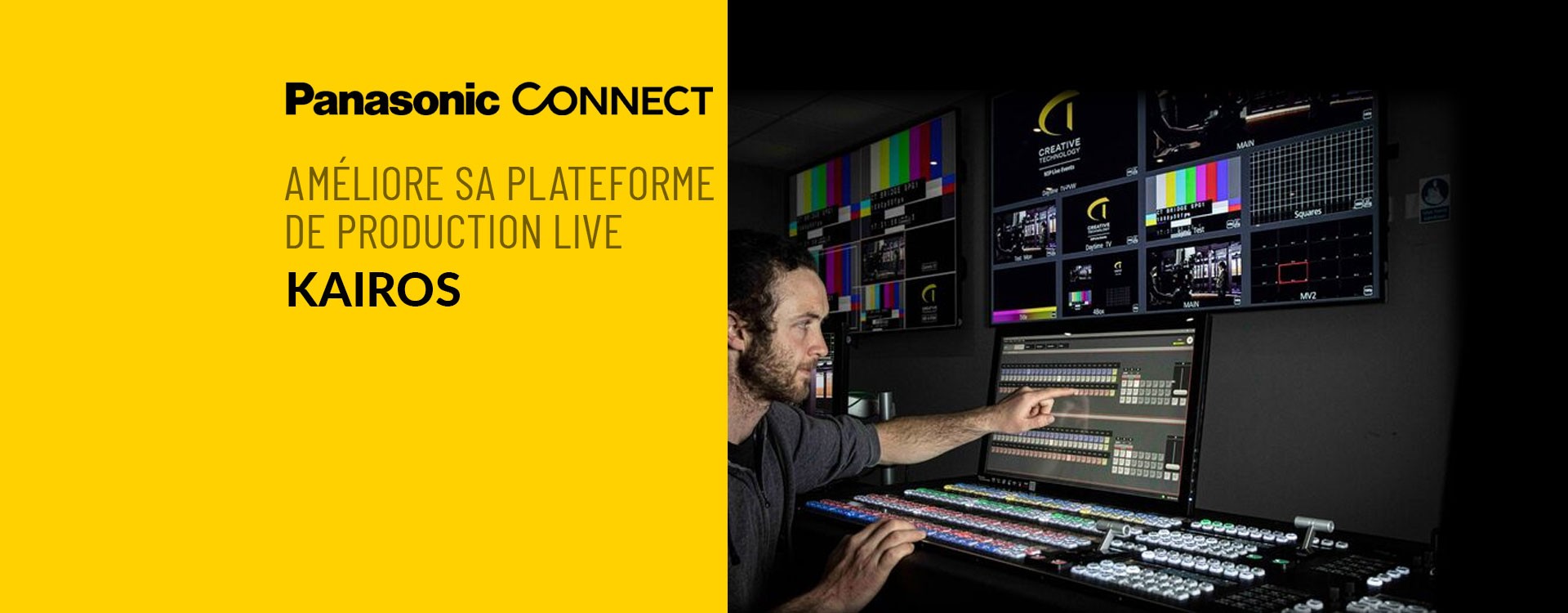 Panasonic  Améliore sa plateforme de production live  KAIROS