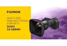 Fujinon : Objectif zoom grand angle portable à monture PL, DUVO 14-100MM