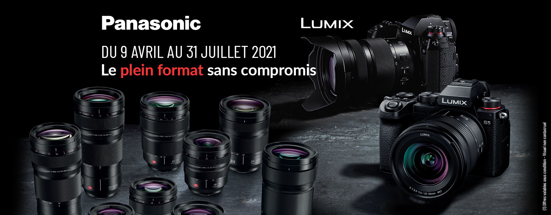 Offres Panasonic sur Lumix S5, S1 ou S1R